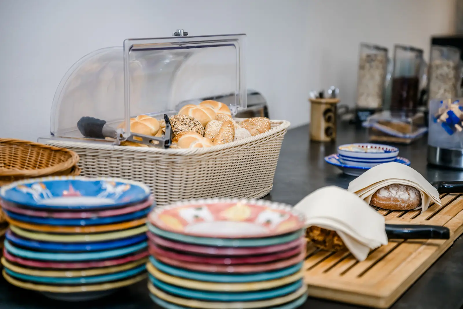 Fresh bread and rolls