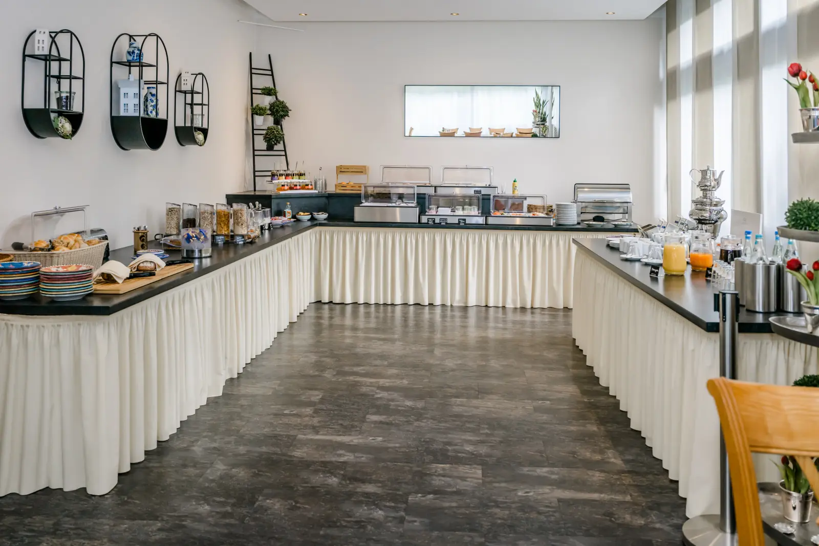 Generous breakfast buffet at Parkhotel Hammerberg